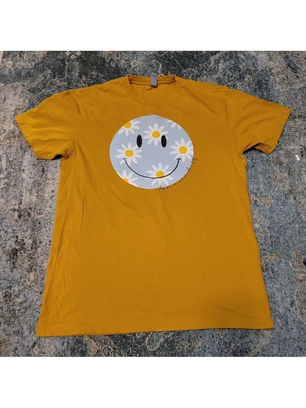 Next Level Apparel Mustard T-Shirt Size M
